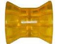 Ролик носовой L=74 мм, D=73/50/14.5 мм PVC желтый.Фото 